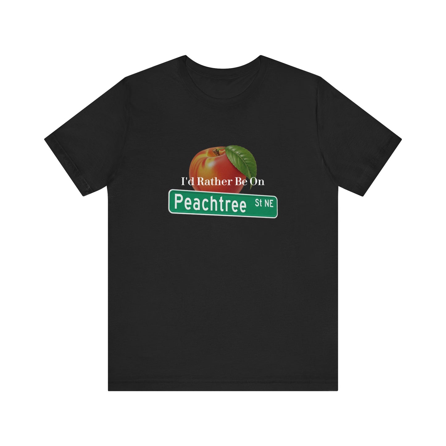 Peachtree Street Atlanta Unisex Tee, Georgia Nightlife Shirt, Atlanta Souvenir, City Life Gift, ATL Tee