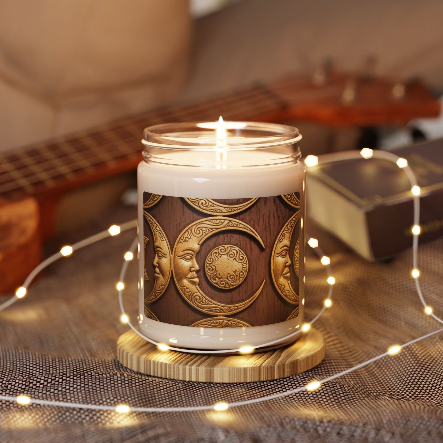 Celestial Moon Phase Scented Candle - Cozy Home Decor, Relaxation Gift, Aromatherapy, Meditation Candle, Spiritual Decor