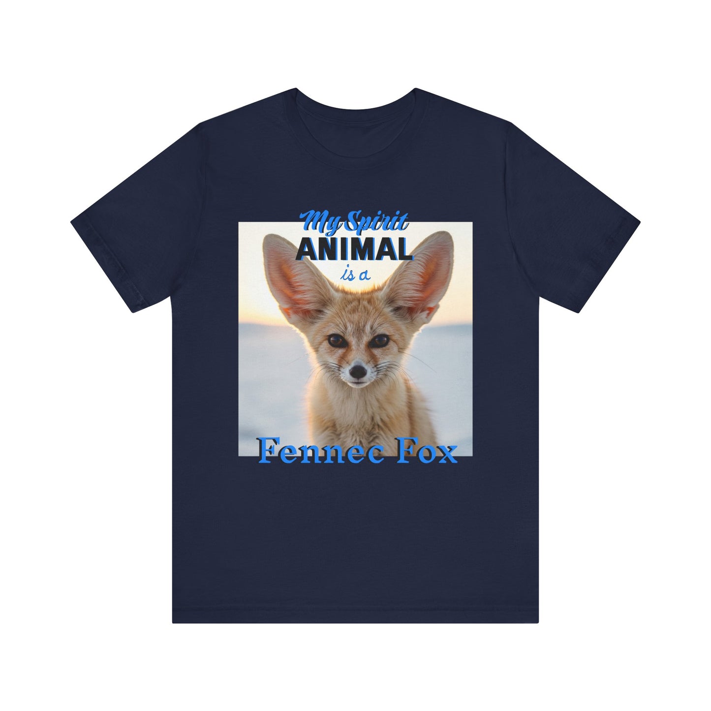 Fennec Fox Spirit Animal Tee - Unisex Short Sleeve Shirt - Fox Lovers - Schmartypants