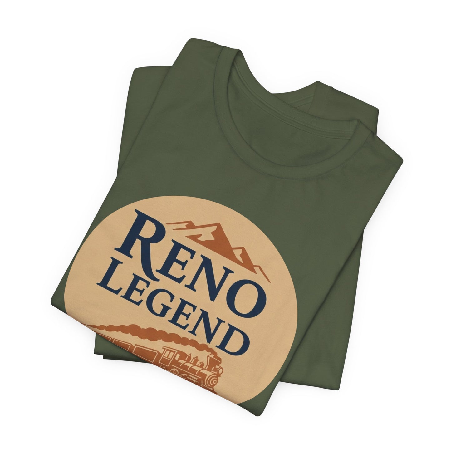 Reno Legend Unisex Tee, Graphic Tee, Casual Wear, Gift for Him, Outdoor Adventure Shirt, Vintage Style T-Shirt