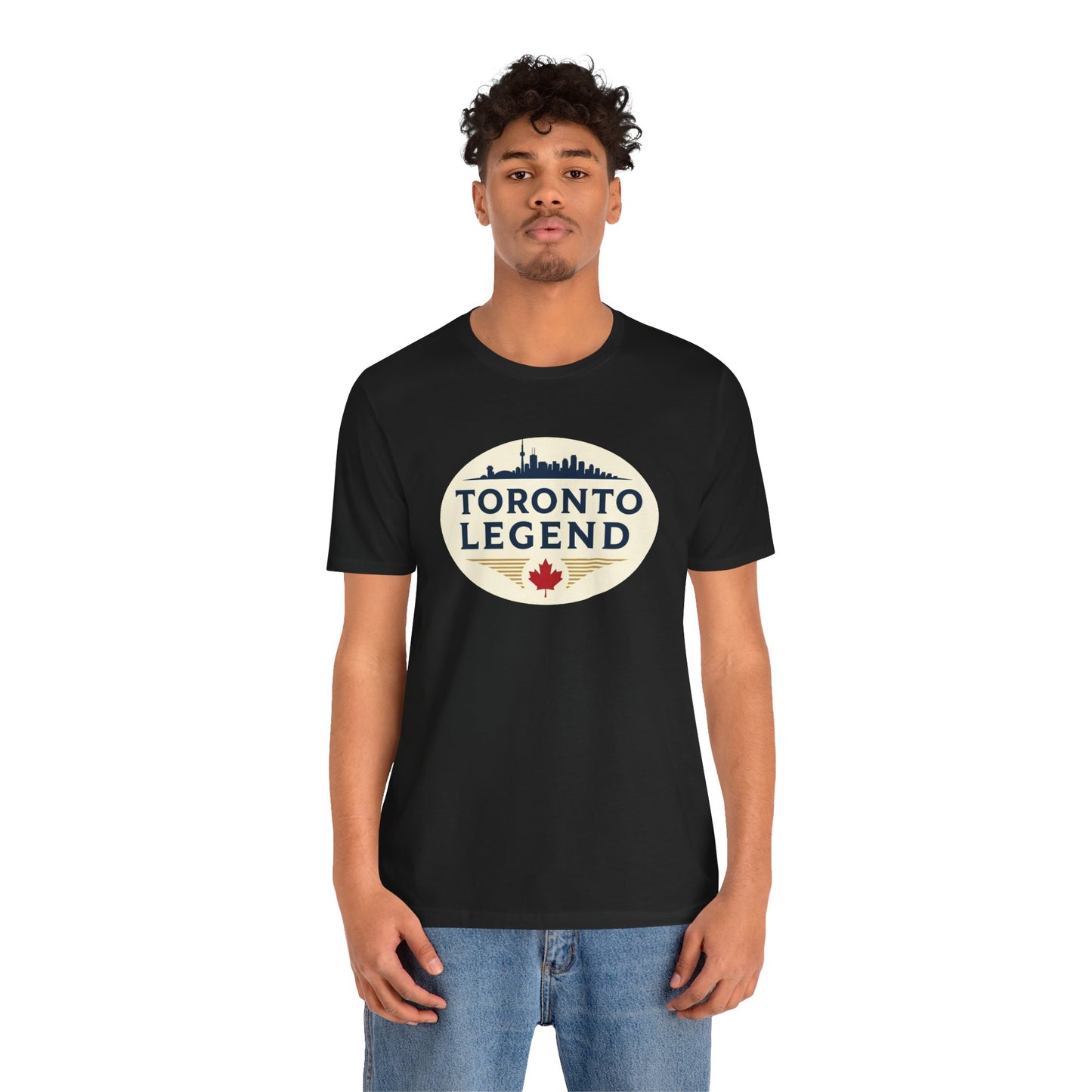 Toronto Legend Unisex Jersey Short Sleeve Tee, Toronto T-Shirt, Travel Shirt, Canada Souvenir, Gift for Travelers, Casual Wear