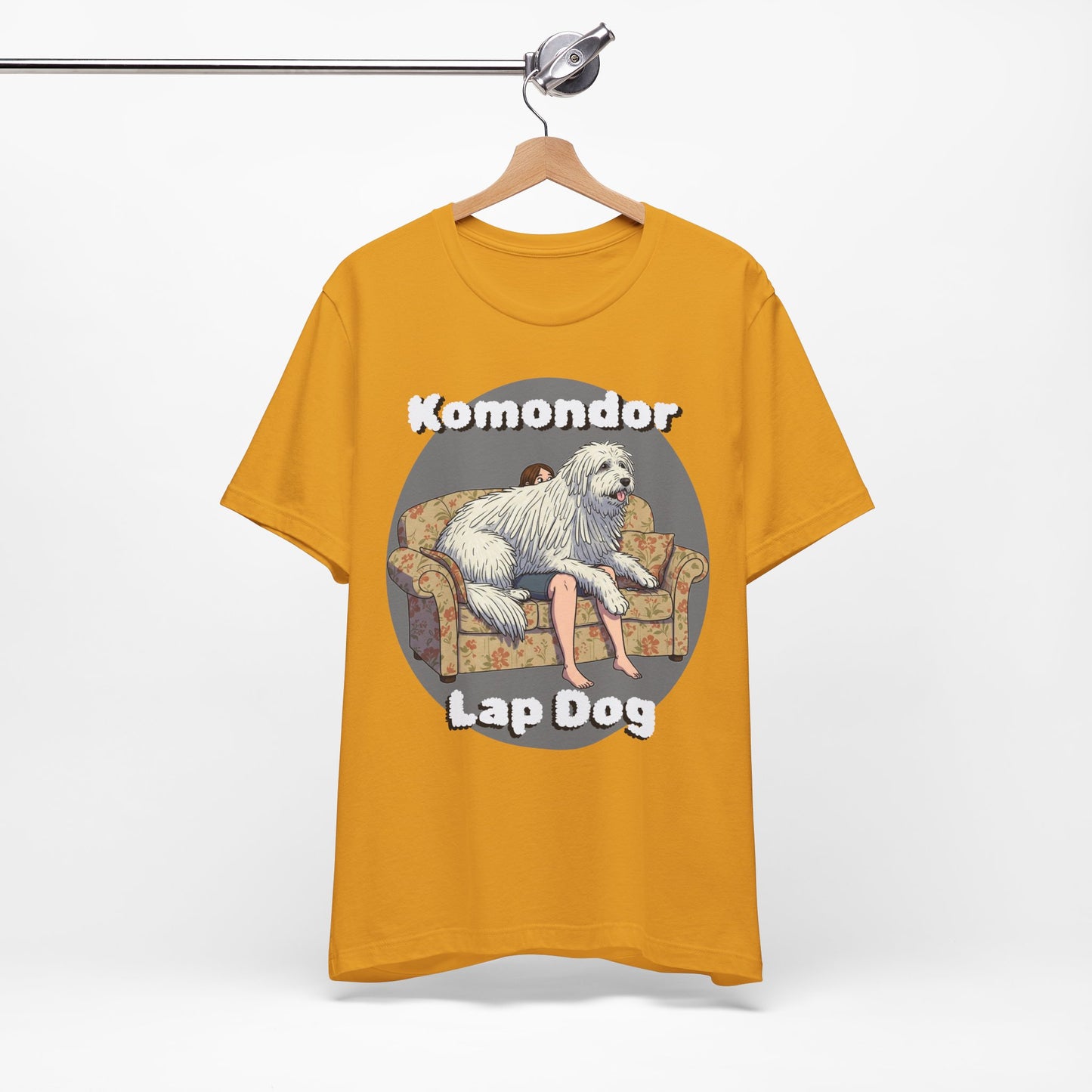 Komondor Lap Dog Unisex Tee - Funny Dog Lover's Short Sleeve Shirt - Schmartypants