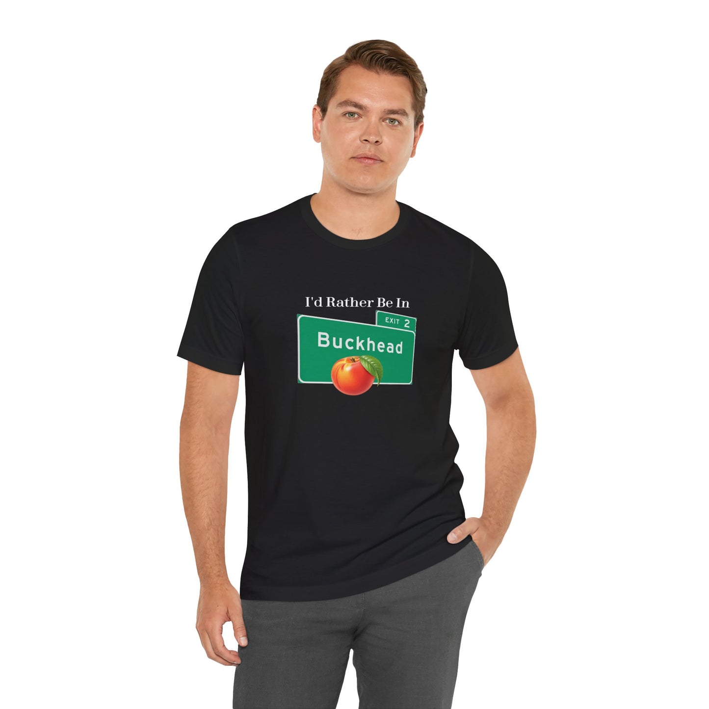 Buckhead Atlanta Unisex Tee, Georgia Tech Shirt, Downtown Club Scene Top, Atlanta GA Gift, Short Sleeve T-Shirt, Georgia Home Shirt