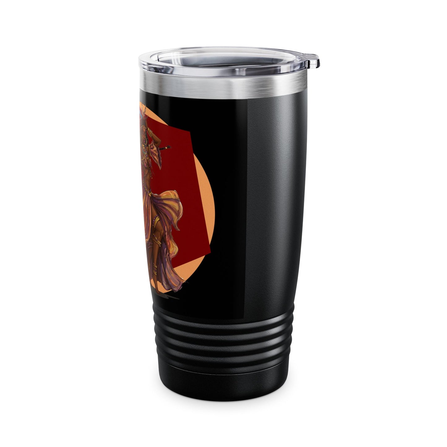 'Black Magic Woman' Tumbler, Stylish Travel Mug for Coffee and Tea Lovers, Great Gift for fans of Santana and Classic Rock, Halloween Sipper, Unique Drinkware