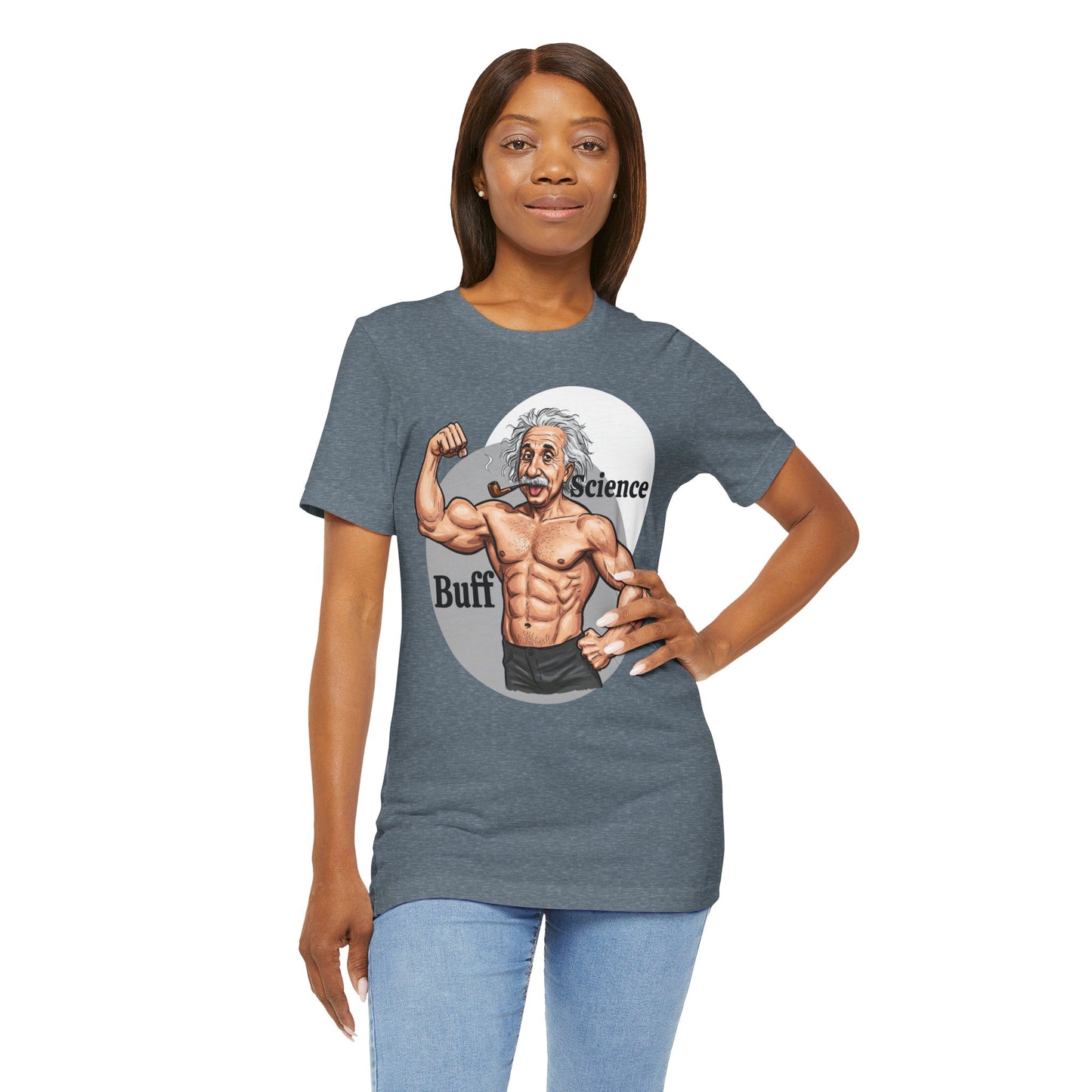 Science Buff Unisex Short Sleeve Tee - Funny Science Themed T-Shirt - Einstein Gift - Physics Lovers - Schmartypants