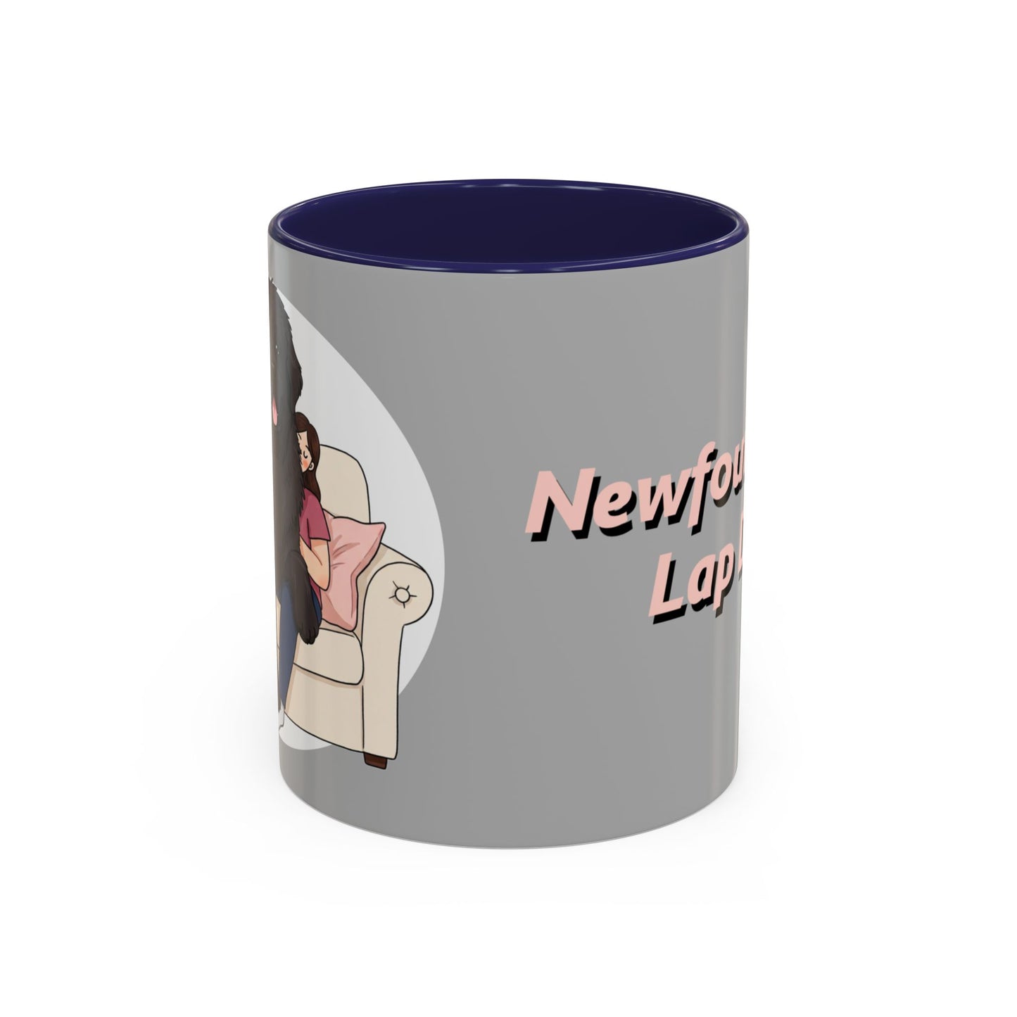 Funny Newfoundland Lap Dog Coffee Mug - Perfect Gift for Dog Lovers, Pet Parents, Cozy Home Decor, Caffeine Fix, Unique Gift Idea - Schmartypants