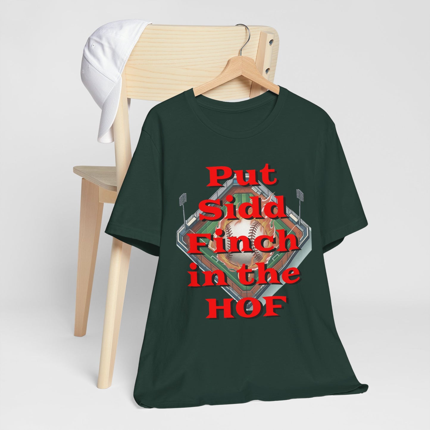 Baseball Fantasy Satirical Shirt, Funny Sports Tee, Mythological Fireballing Pitcher Gift, Sidd Finch April Fool's Joke, Unisex Jersey