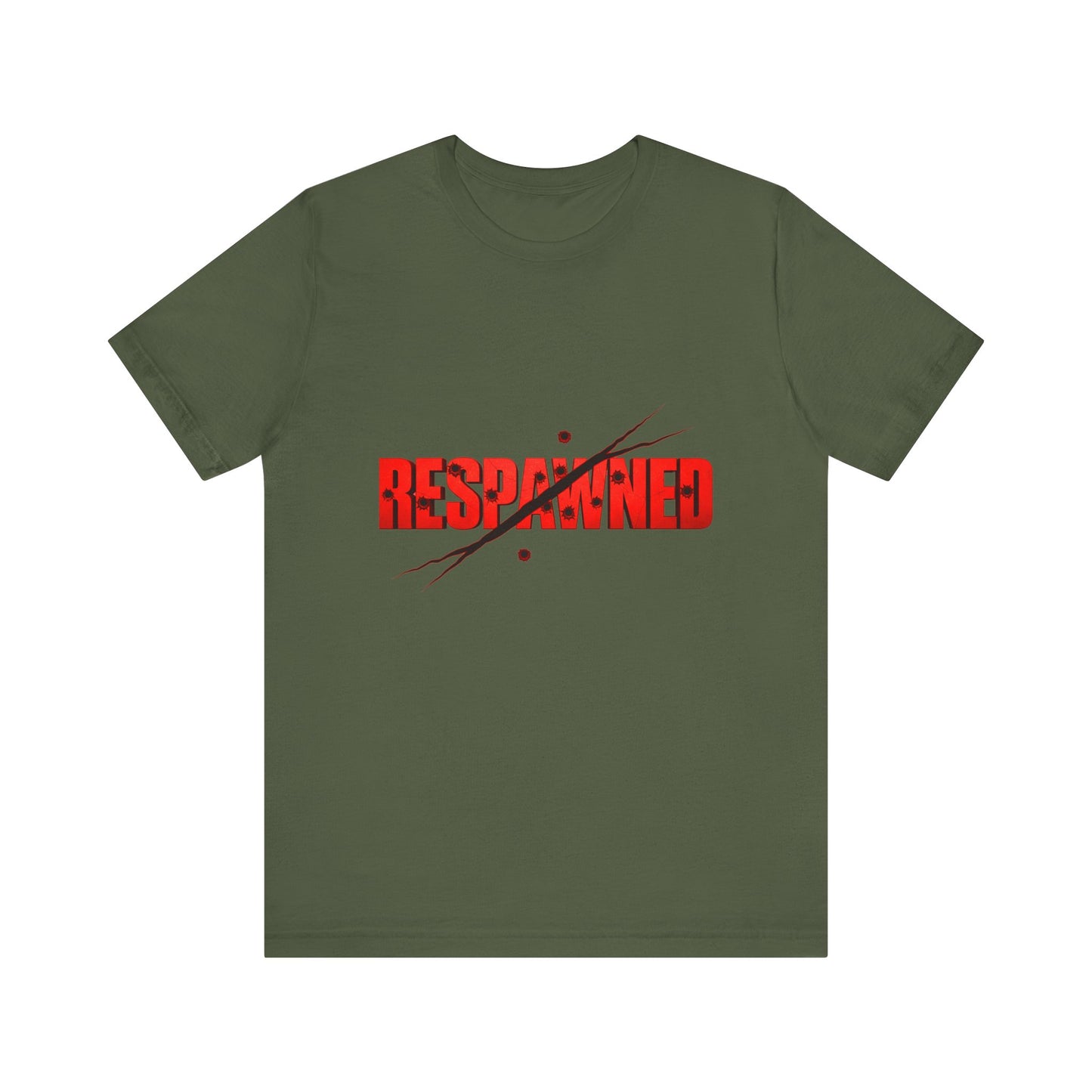 Respawned Gaming Short Sleeve Tee | Unisex, Casual Wear, Gamer Shirt, Gift for Gamers, Black T-Shirt