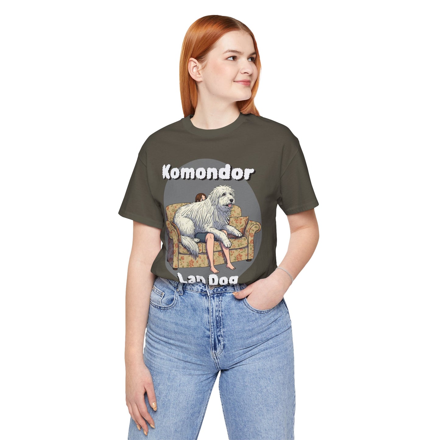 Komondor Lap Dog Unisex Tee - Funny Dog Lover's Short Sleeve Shirt - Schmartypants
