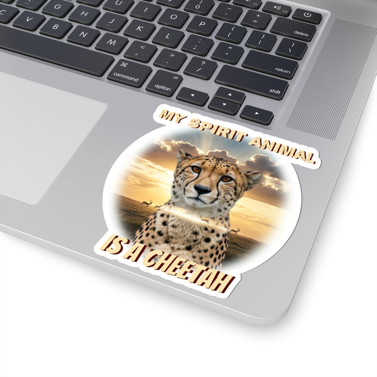 Cheetah Spirit Animal Kiss-Cut Stickers | Inspirational Wildlife Decor | Perfect for Laptops & Journals - Schmartypants