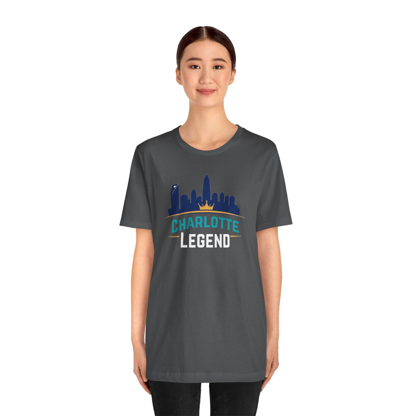 Charlotte Legend T-Shirt, Unisex Graphic Tee, Urban Streetwear, Gift for Sports Fans, City Pride Apparel, Charlotte Souvenir Tee