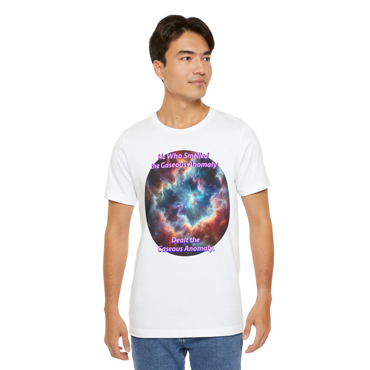 Hilarious Gaseous Anomaly Tee - Unisex Jersey Short Sleeve T-Shirt - Science Fiction Lovers - Star Trek Fans - Schmartypants