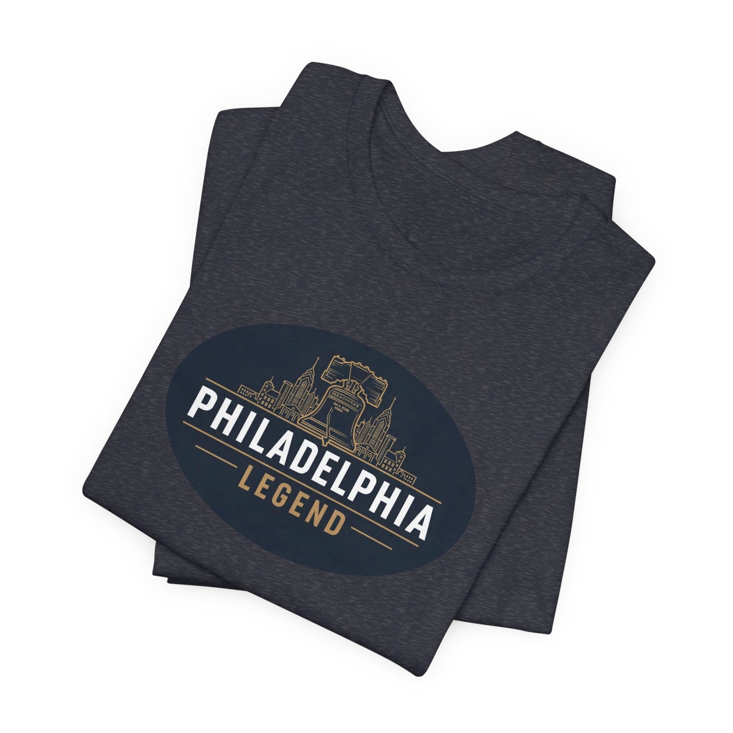 Philadelphia Legend Unisex Jersey Short Sleeve Tee | Casual Fashion, Gift for Sports Fans, Birthday Present, Summer Wear, Philly Souvenir Tee