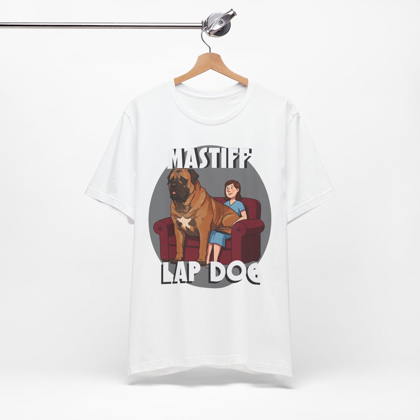 Mastiff Lap Dog T-Shirt – Hilarious and Comfy Tee for Dog Lovers - Schmartypants