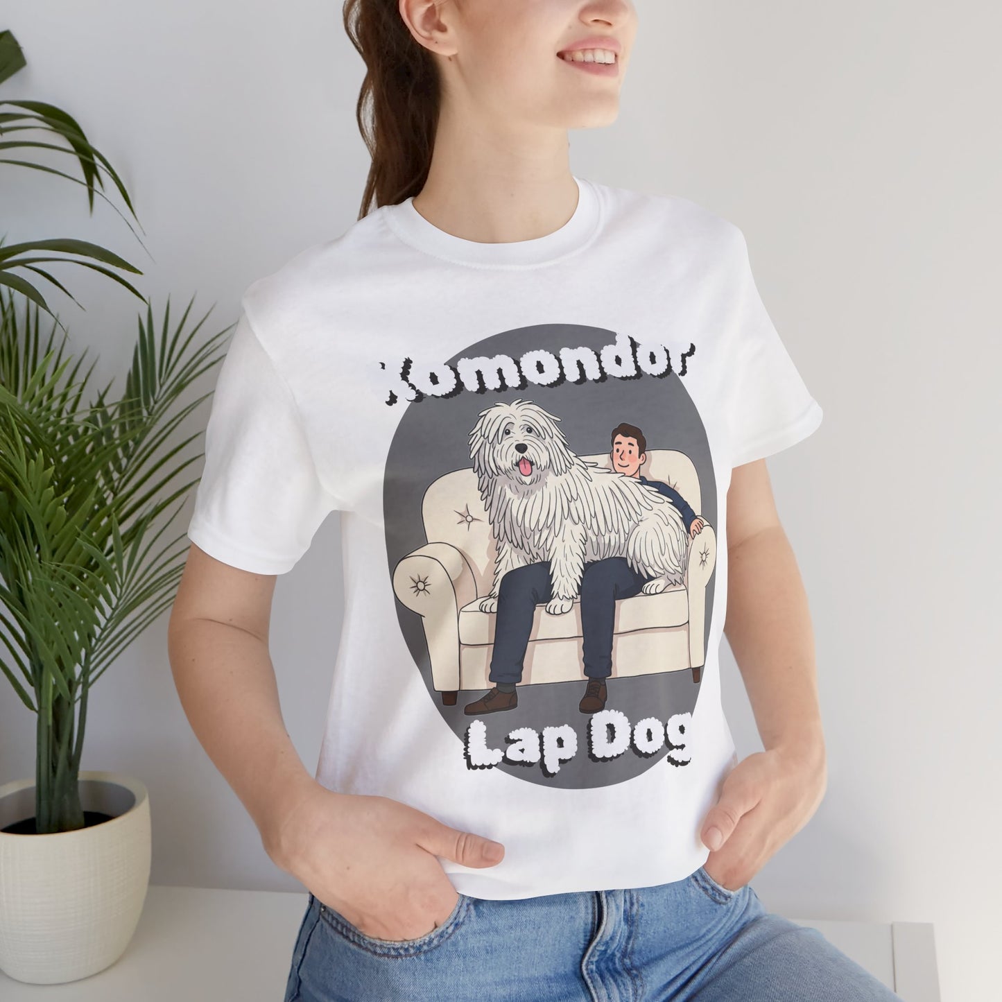 Hilarious Komondor Lap Dog Unisex Tee - Fun Pet Lover Shirt - Schmartypants