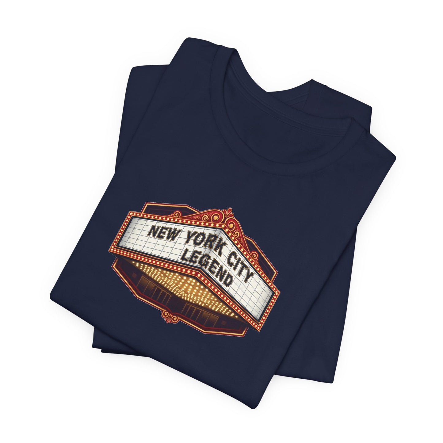 New York City Legend Unisex Jersey T-Shirt, NYC Nightlife Fashion Tee