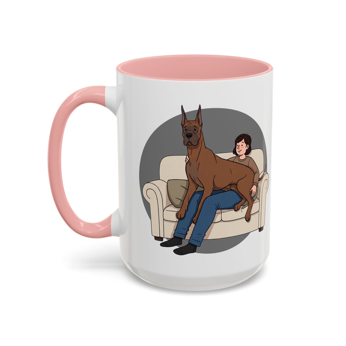Great Dane Lap Dog Coffee Mug - Funny Pet Lover Gift - Schmartypants