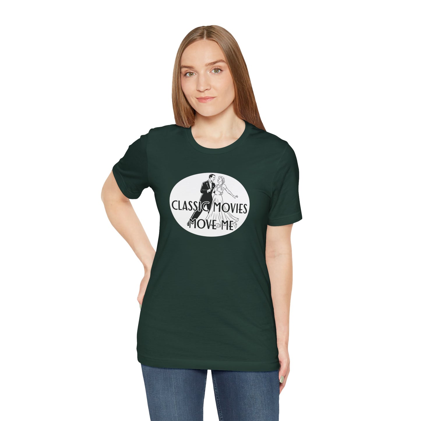 Classic Movies Move Me Unisex Tee - Retro Film Lover's Shirt, Movie Night Apparel, Gift for Film Buffs, Vintage Cinema Fan Tee