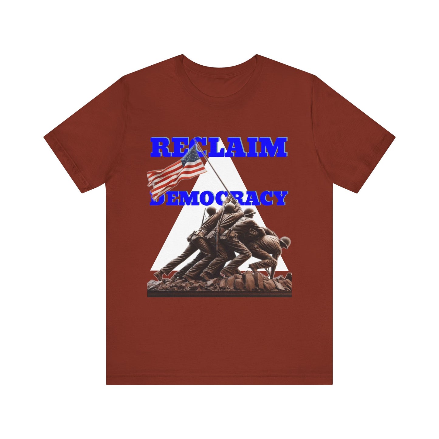 Reclaim Democracy Unisex Jersey Tee - Soft Cotton Activist Shirt - Protest Wear - Schmartypants