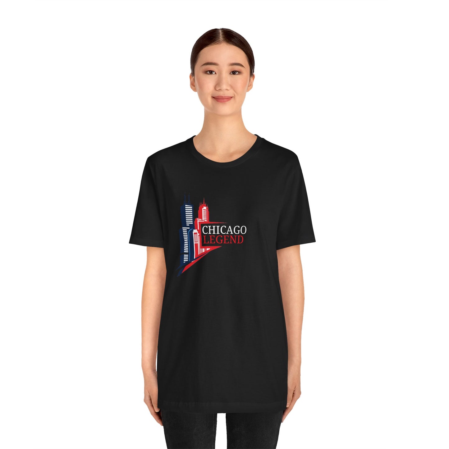 Classic Chicago Legend Graphic Unisex T-Shirt, Chicago Gift, City Pride Apparel, Urban Style Shirt, Travel Souvenir Tee