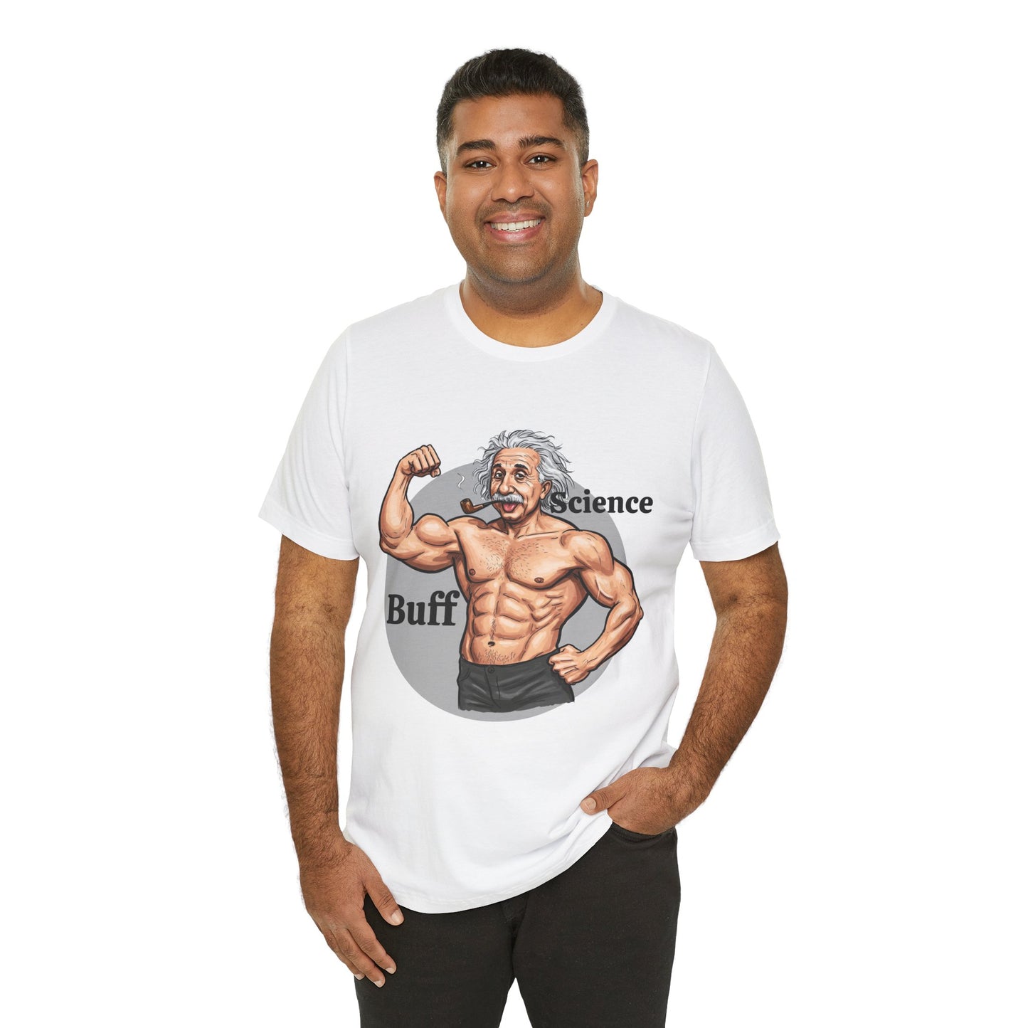 Science Buff Unisex Short Sleeve Tee - Funny Science Themed T-Shirt - Einstein Gift - Physics Lovers - Schmartypants