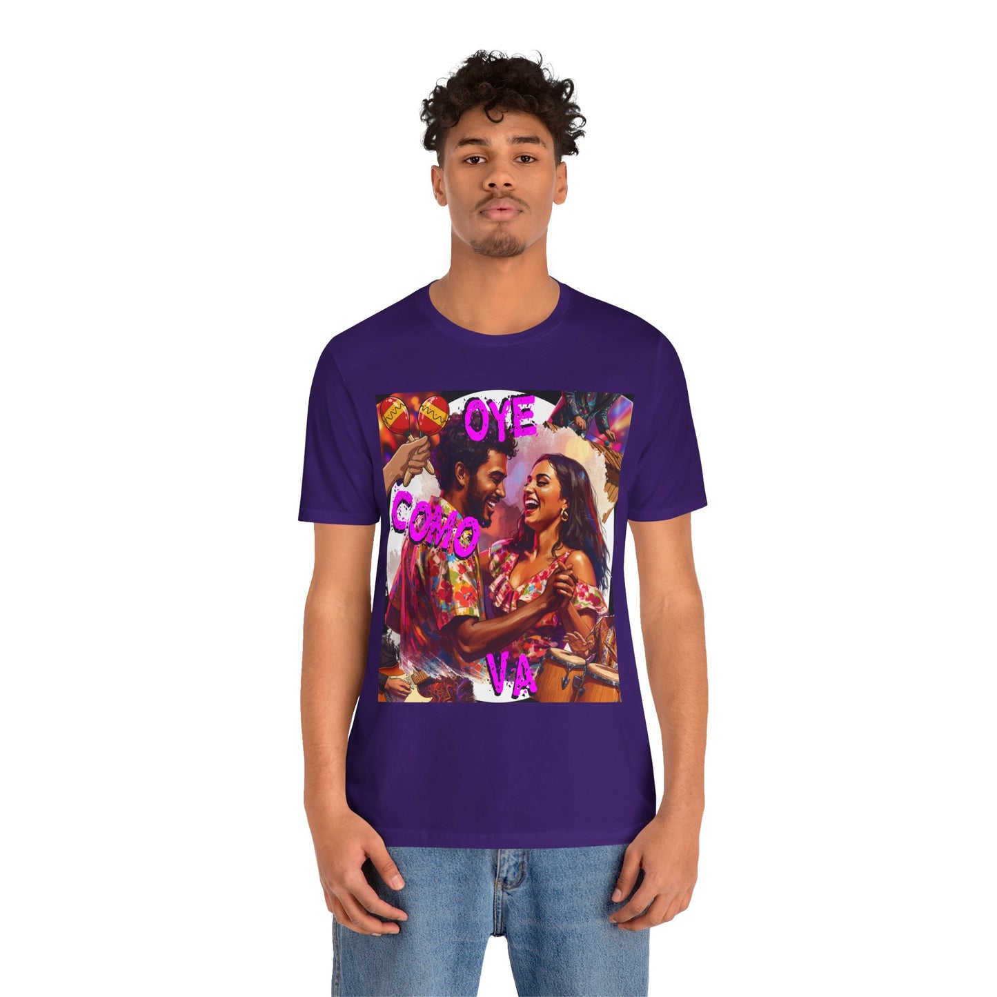 'Oye Como Va' Santana Inspired Tee for fans of Classic Rock and Latin Music