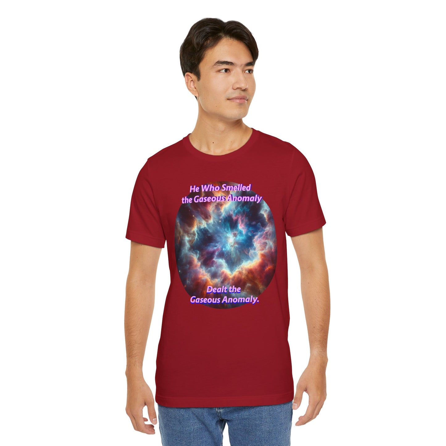 Hilarious Gaseous Anomaly Tee - Unisex Jersey Short Sleeve T-Shirt - Science Fiction Lovers - Star Trek Fans - Schmartypants