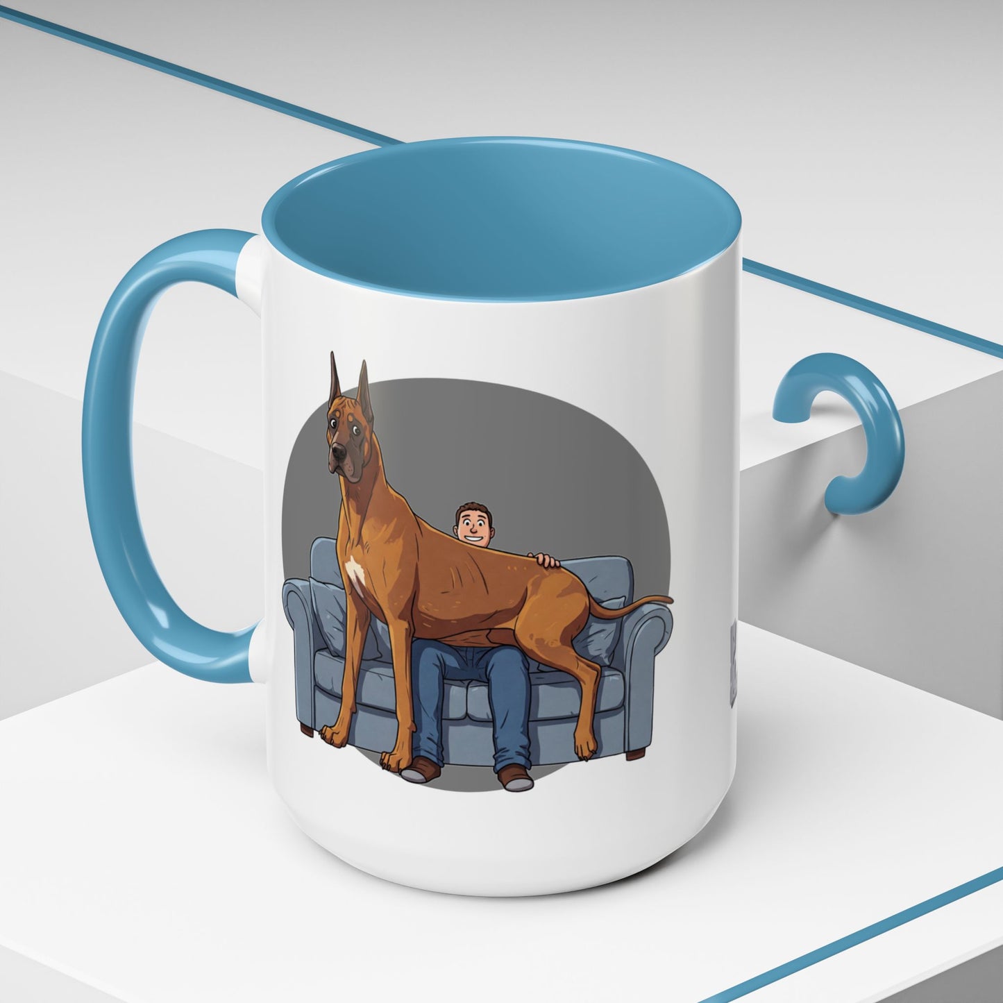 Hilarious Great Dane Lap Dog Coffee Mug - Funny Dog Lover Gift - Schmartypants