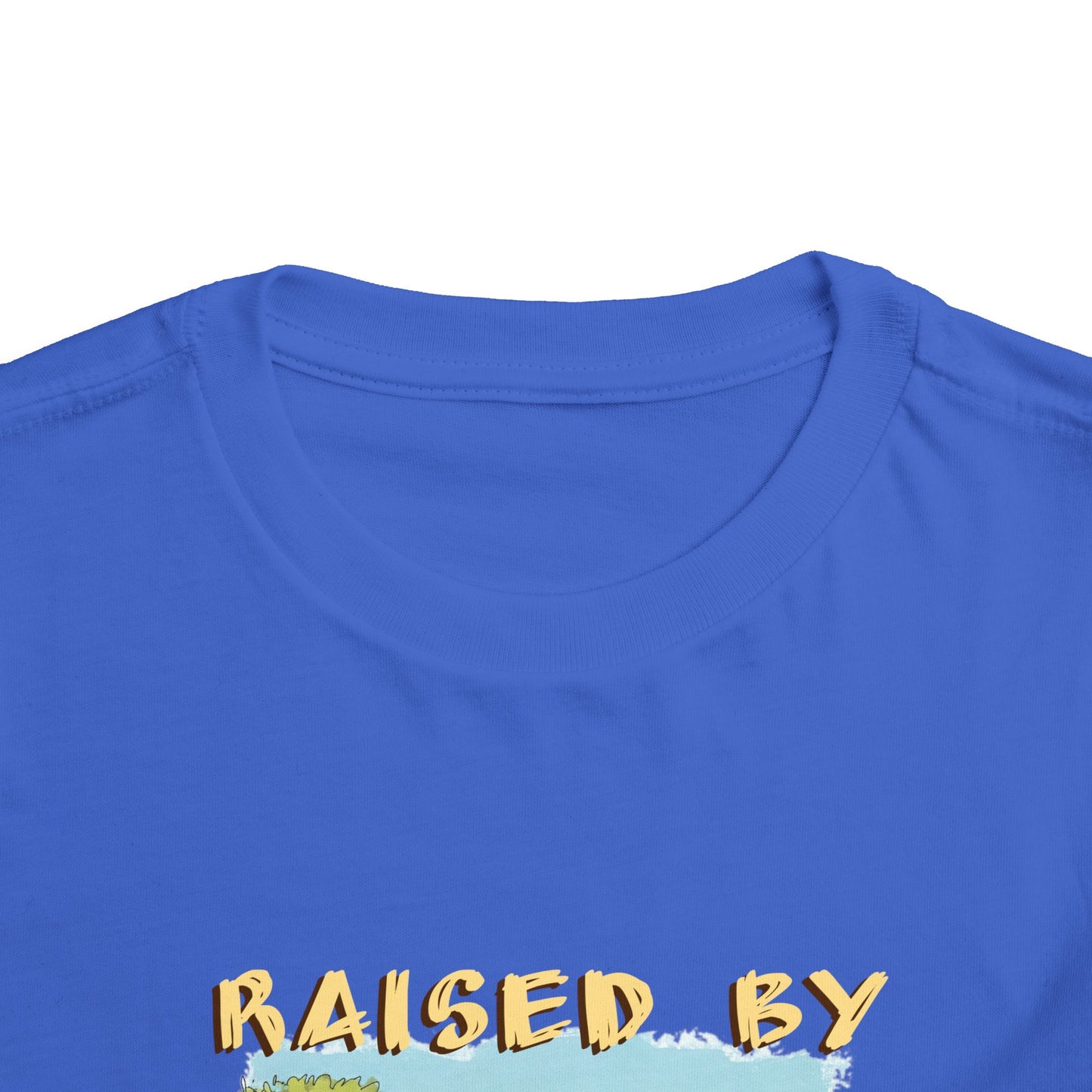 Funny 'Raised by Kangaroos' Toddler Short Sleeve Tee - Cute Animal Design for Kids - Schmartypants