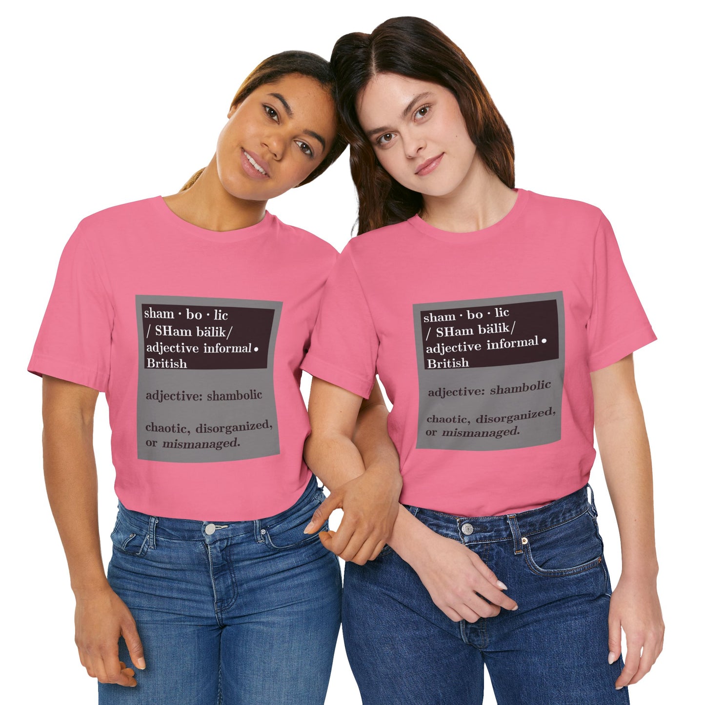 Shambolic Definition Tee, Funny Graphic T-Shirt, Casual Wear, Perfect Gift, Unisex Apparel, Protest Humor, Rachal Maddow Fans - Schmartypants