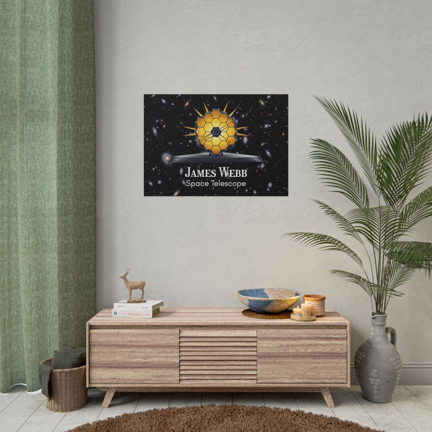 James Webb Space Telescope Rolled Poster, Astronomy Decor, Space Lover Gift, Educational Wall Art, Science Poster, Astronaut Room Decor