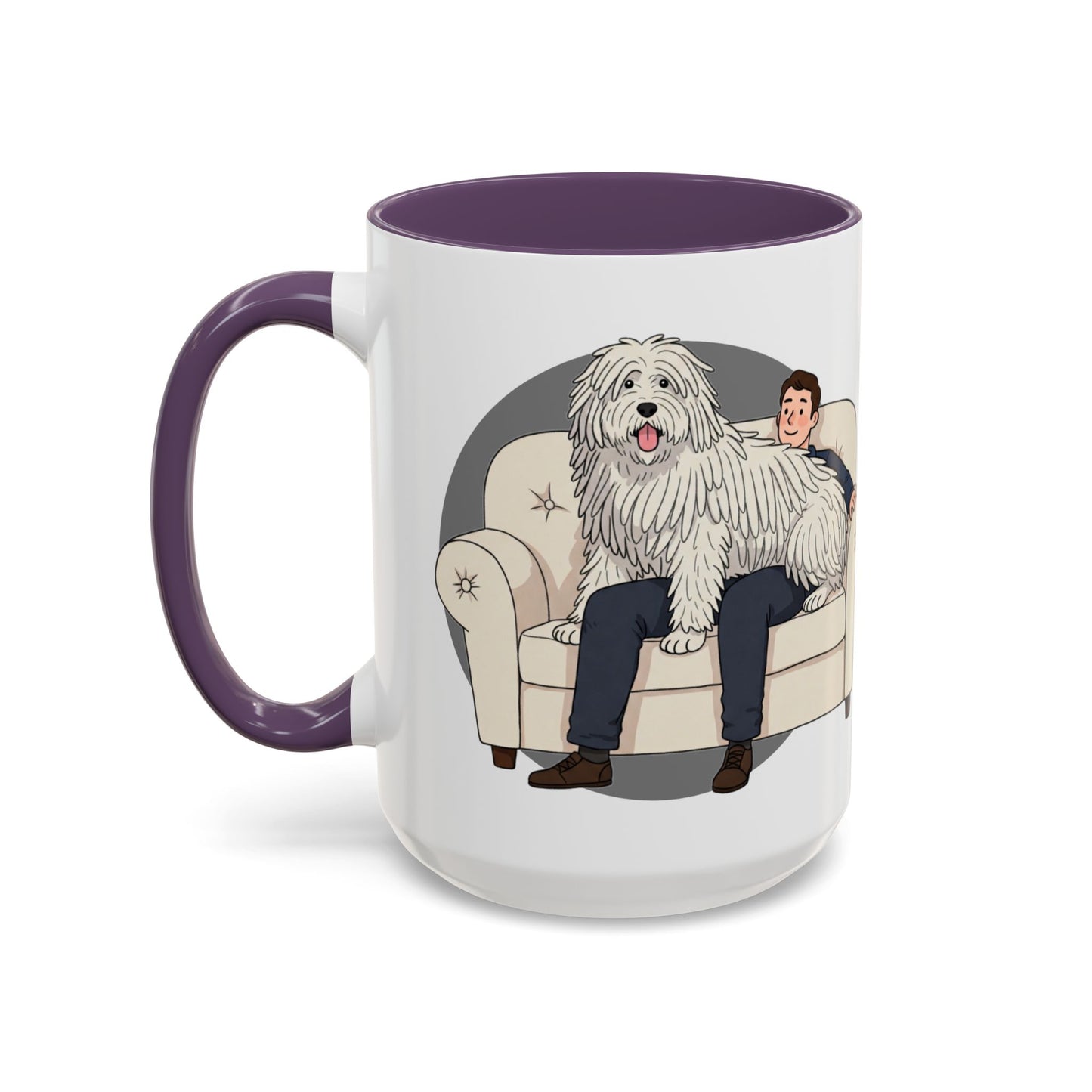 Komondor Lap Dog Coffee Mug - Funny Animal Lover Gift - Schmartypants