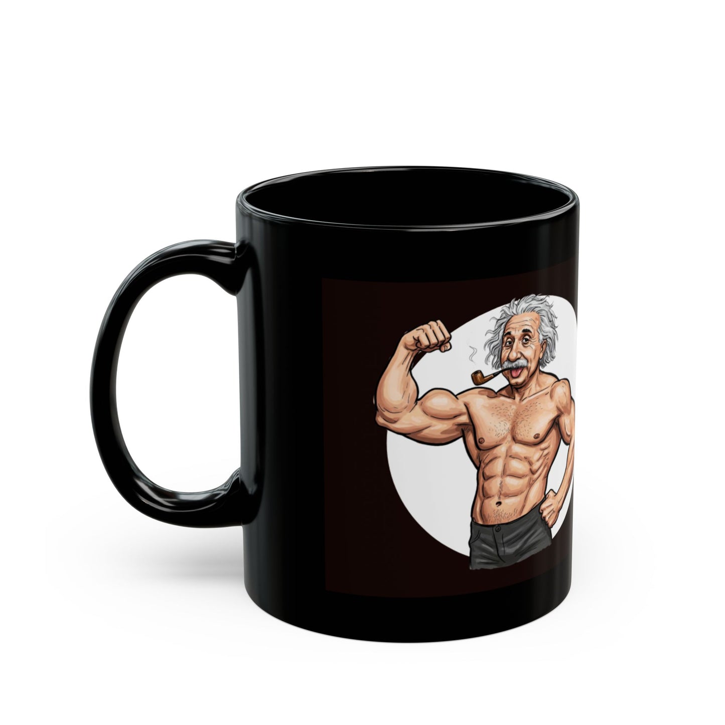 Black 'Science Buff' Mug - Funny Gift for Science Lovers, Physics Students, Einstein, Coffee Lover Mug, Geeky Coffee Mug, Unique Science Mug, Ideal for Birthdays - Schmartypants