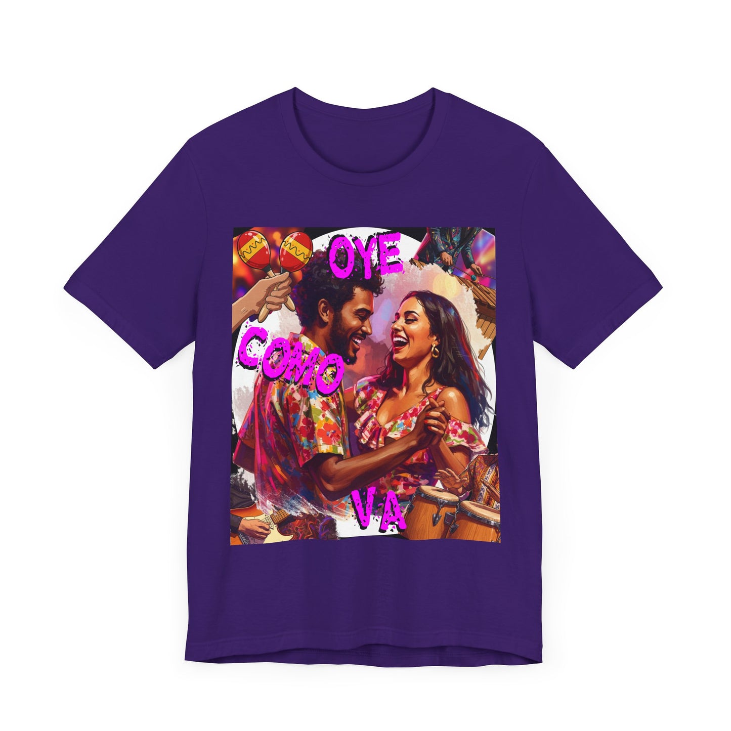 'Oye Como Va' Santana Inspired Tee for fans of Classic Rock and Latin Music