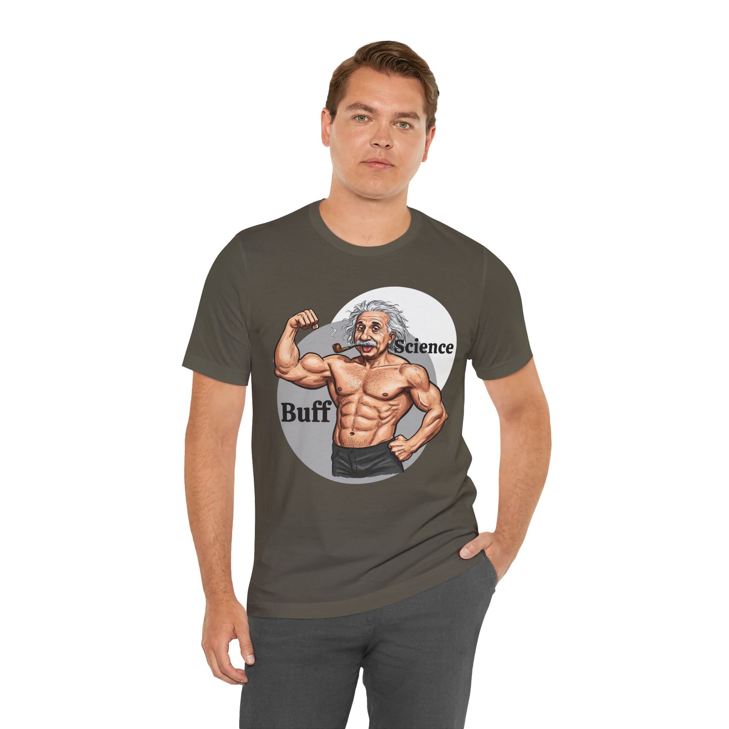 Science Buff Unisex Short Sleeve Tee - Funny Science Themed T-Shirt - Einstein Gift - Physics Lovers - Schmartypants