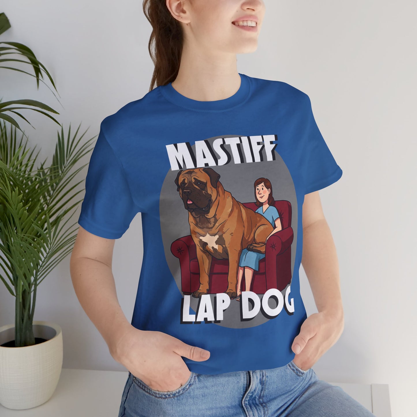 Mastiff Lap Dog T-Shirt – Hilarious and Comfy Tee for Dog Lovers - Schmartypants