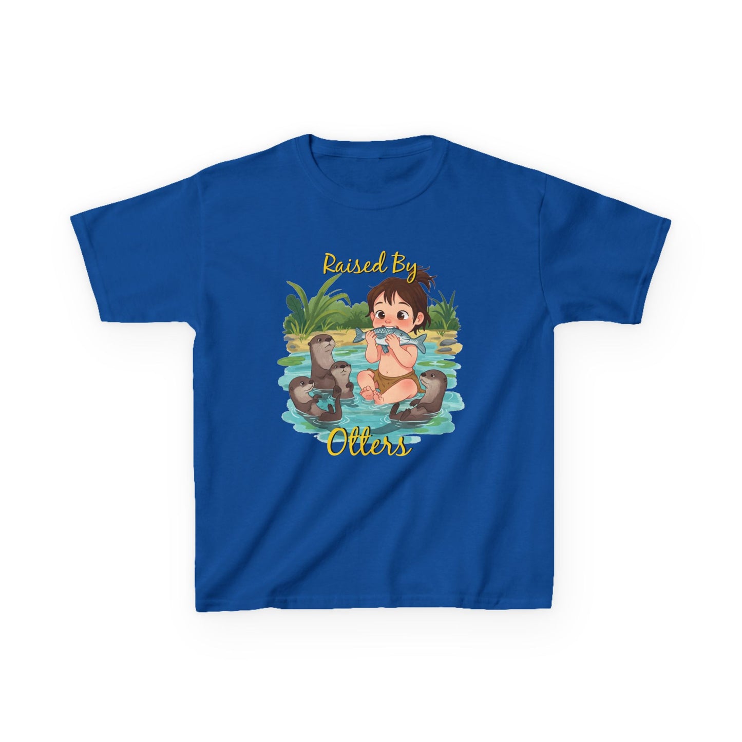 Cute Otter Kid's Tee, Fun Summer Shirt, Animal Lover Gift, Birthday Party Clothes, Playdate Outfit, Nature Kids Apparel