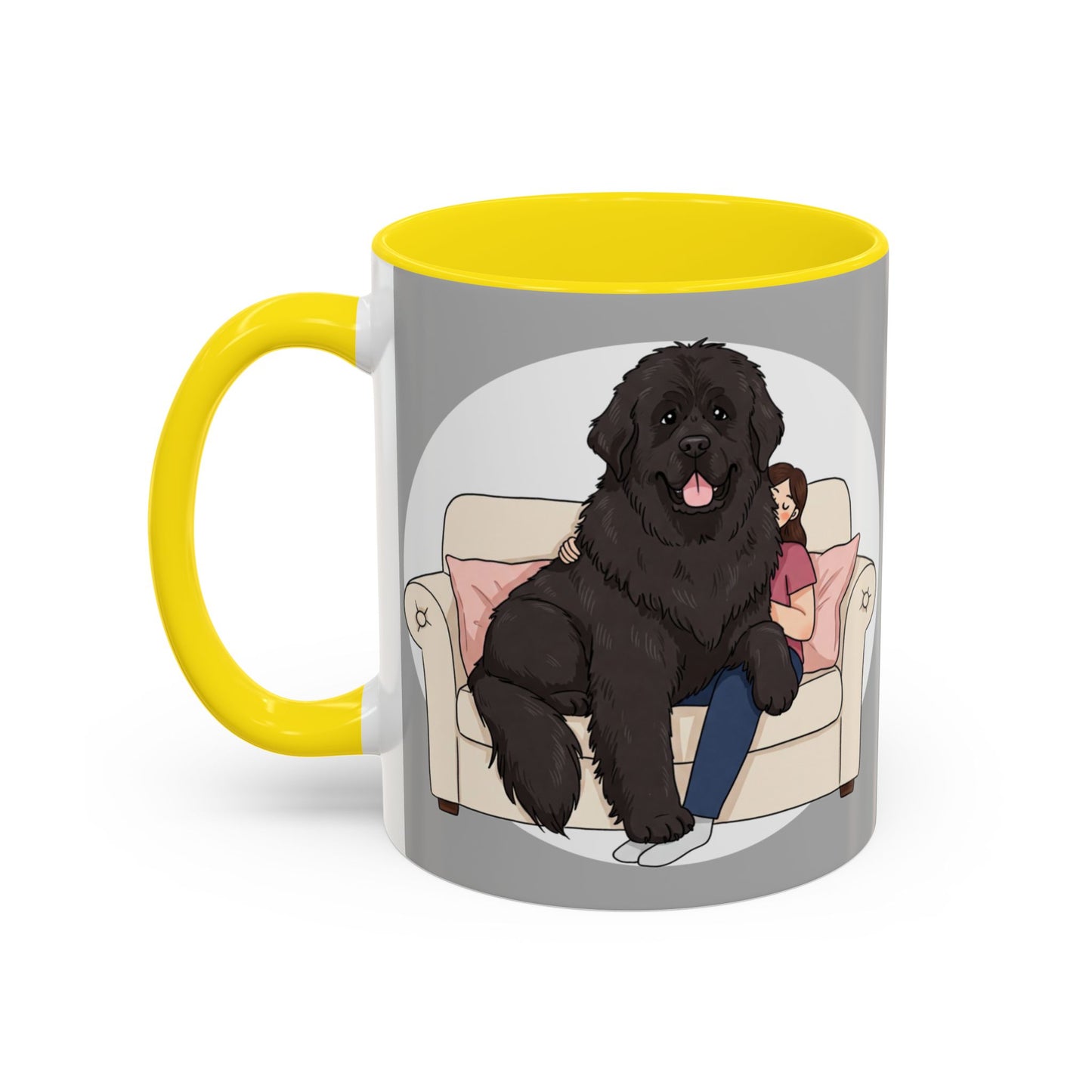 Funny Newfoundland Lap Dog Coffee Mug - Perfect Gift for Dog Lovers, Pet Parents, Cozy Home Decor, Caffeine Fix, Unique Gift Idea - Schmartypants