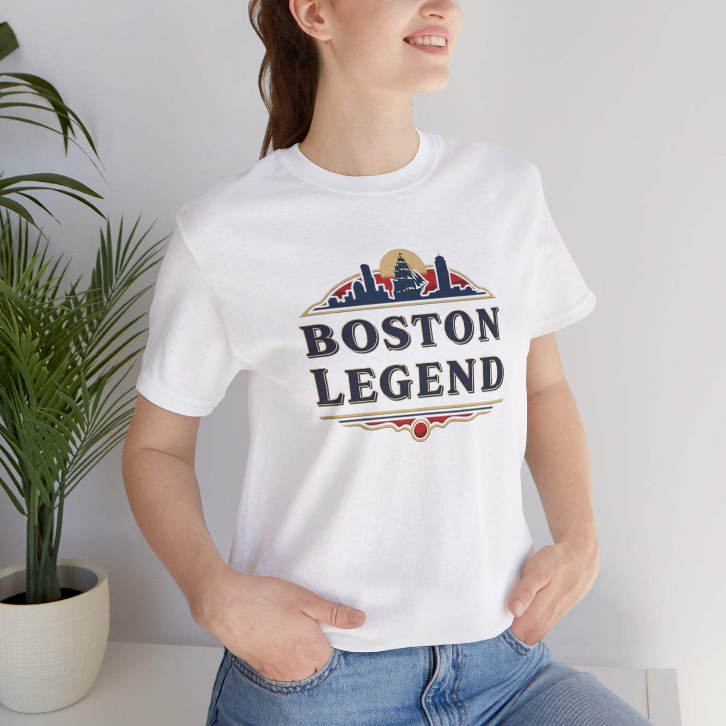 Boston Legend Unisex Tee | Casual Everyday Wear, Gift for Sports Fans, Boston Pride Shirt, Travel Souvenir, Summer Outfit