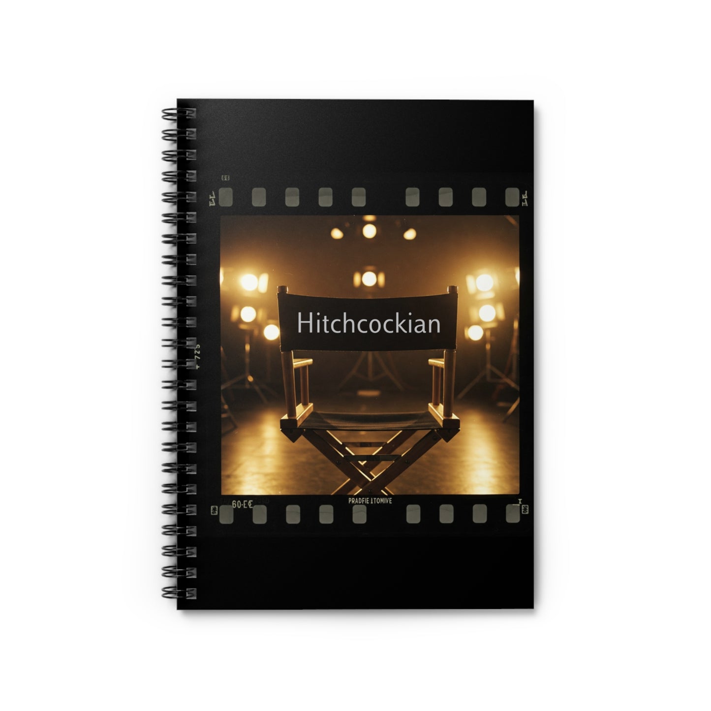 Hitchcockian Film Enthusiast Spiral Notebook - Perfect for Writers & Movie Lovers - Directors and Film Students - Schmartypants