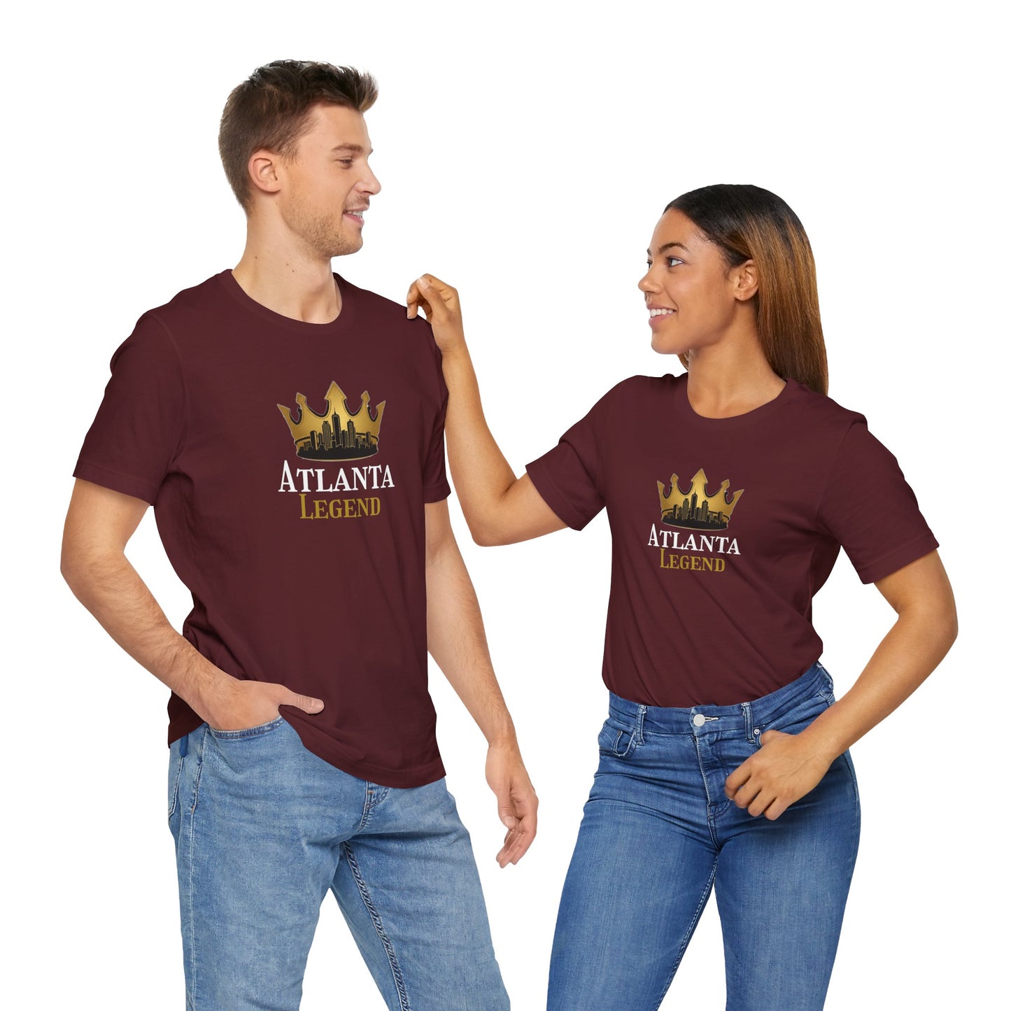 Atlanta Legend Unisex Short Sleeve T-Shirt, Atlanta Nightlife Tee