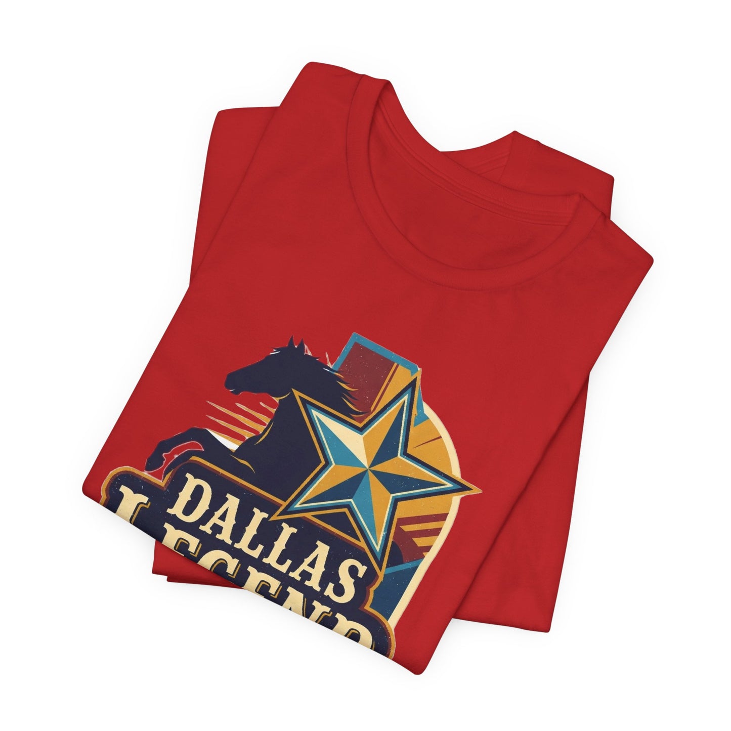 Dallas Legend Unisex Jersey Tee - Casual Style, Gift for Sports Fans, Comfort Wear, Game Day Apparel, Unique Shirt Design