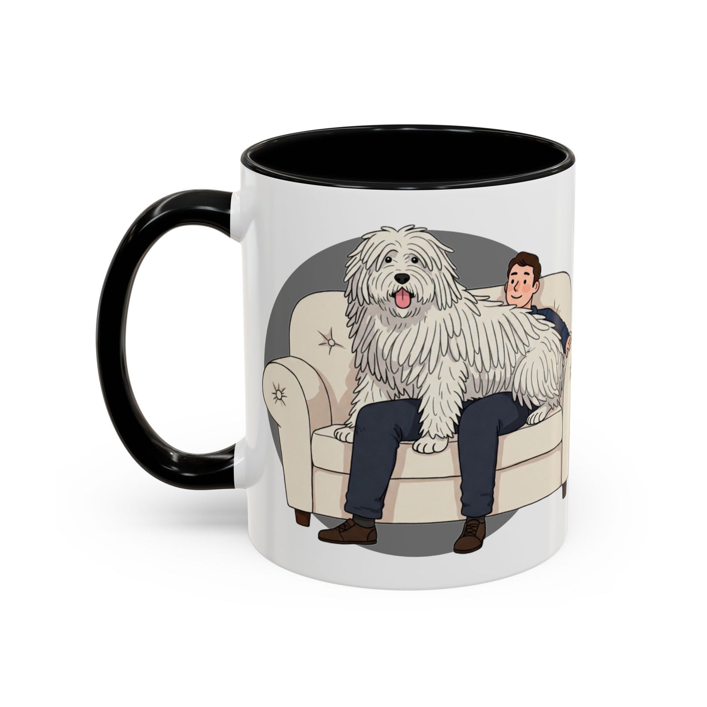Komondor Lap Dog Coffee Mug - Funny Animal Lover Gift - Schmartypants