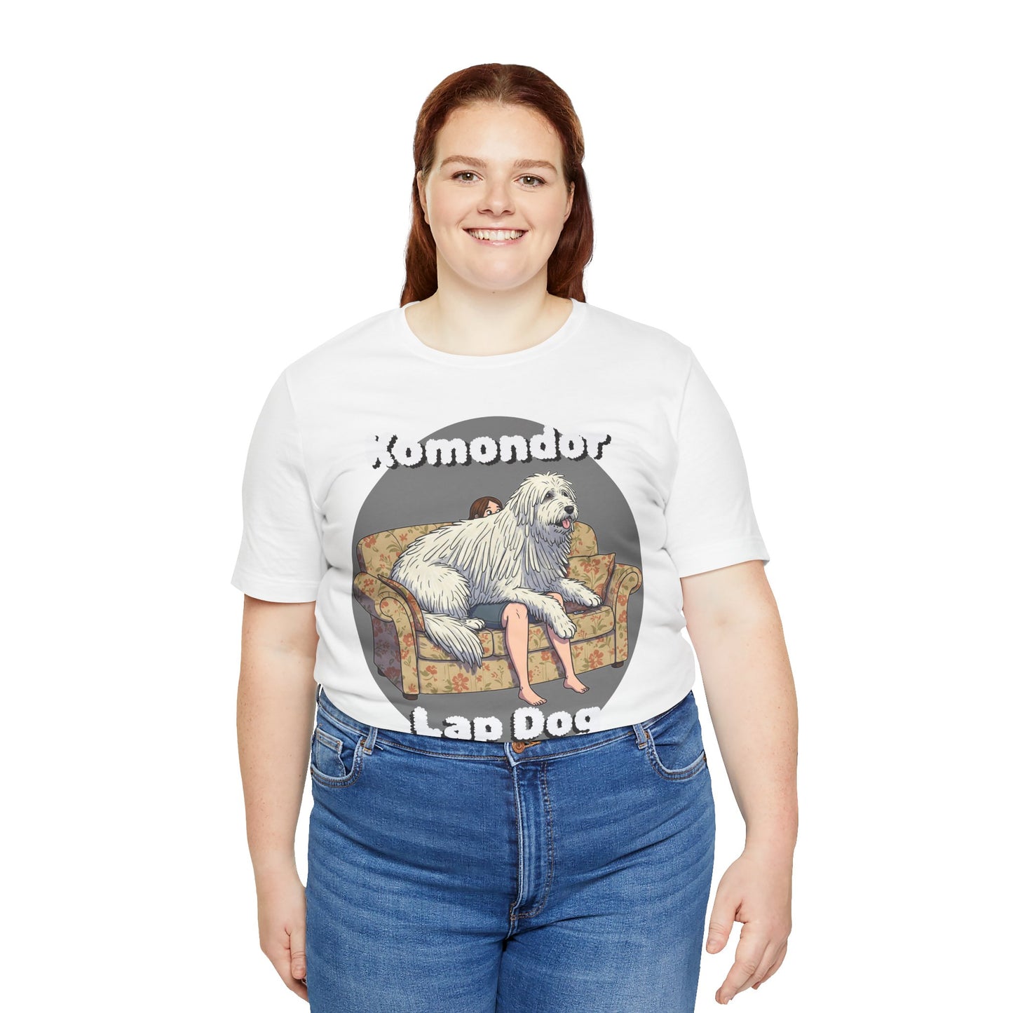 Komondor Lap Dog Unisex Tee - Funny Dog Lover's Short Sleeve Shirt - Schmartypants