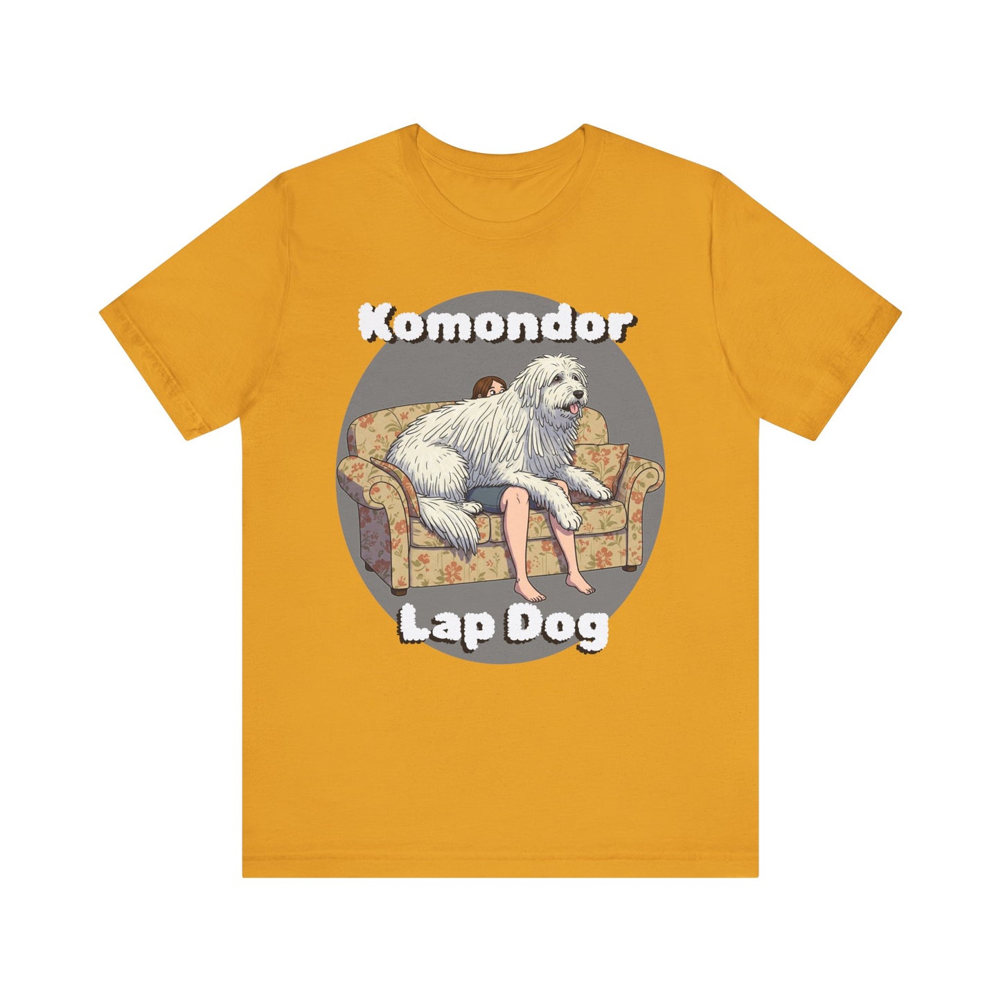 Komondor Lap Dog Unisex Tee - Funny Dog Lover's Short Sleeve Shirt - Schmartypants