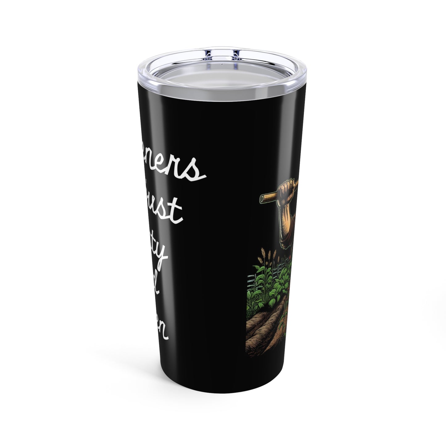 Gardener's 20oz Tumbler - Funny Farmer Design for Garden Lovers and Dads - Schmartypants