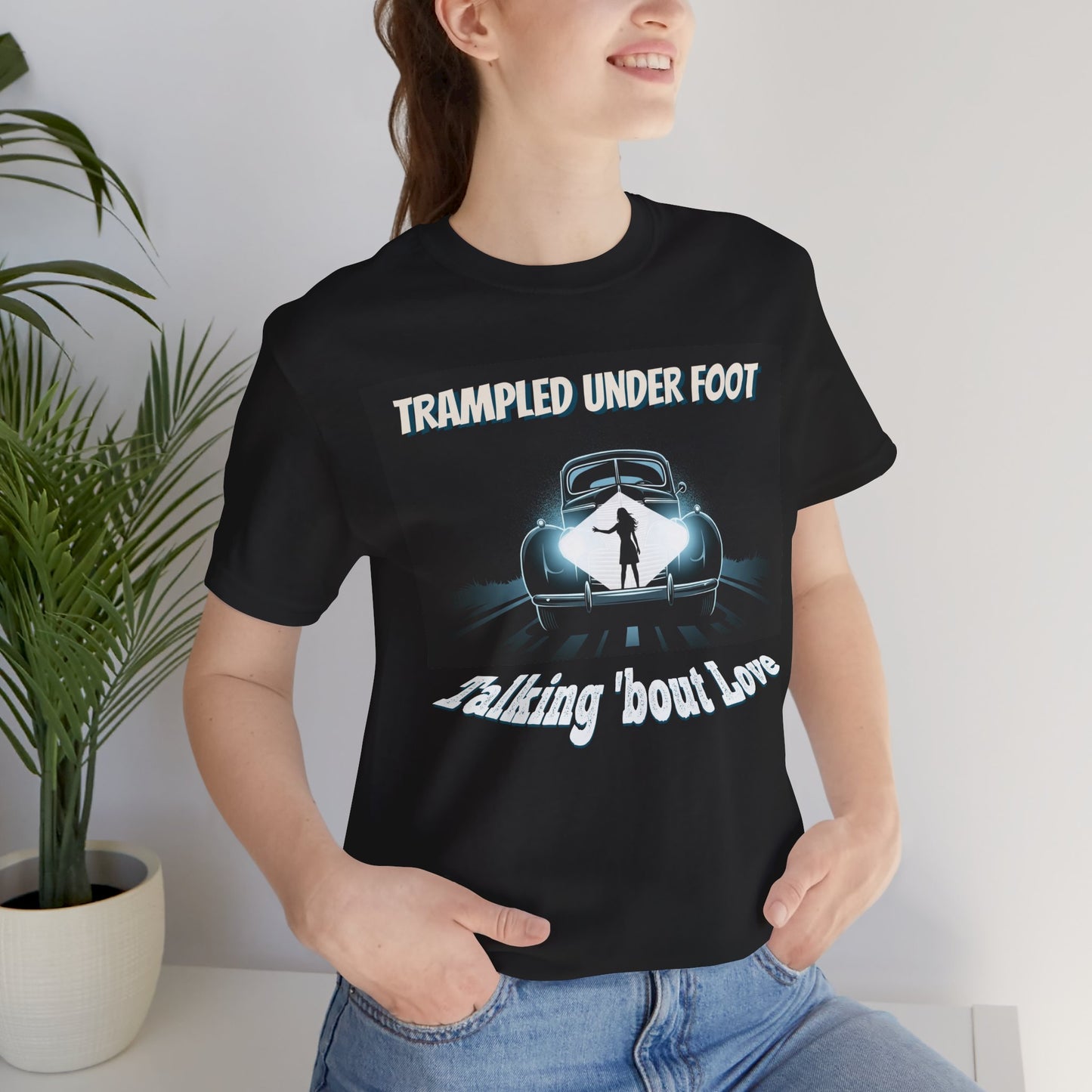 Trampled Under Foot Graphic Tee for Music Fans, Unisex Jersey Tee, Concert Outfit, Gift for Musicians, Festival Apparel, Led Zeppelin fans