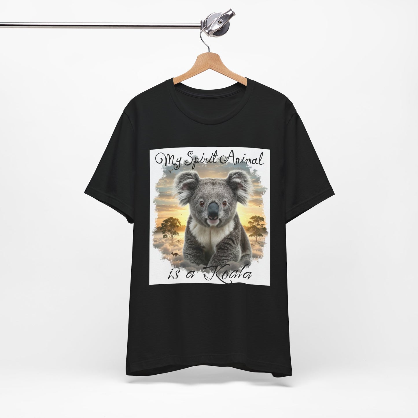 'My Spirit Animal is a Koala' Unisex Jersey Tee - Nature Lover's Gift - Beautiful Aussie Shirt - Schmartypants