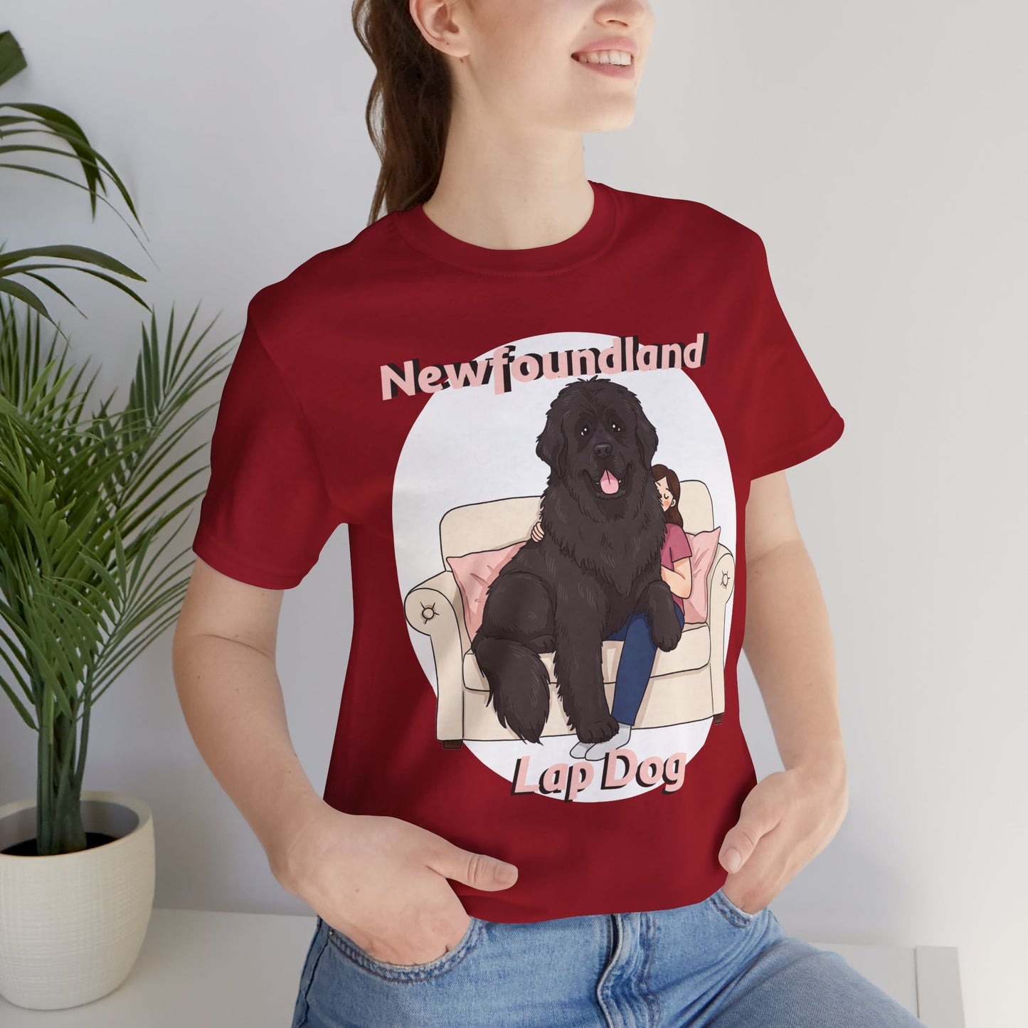 Newfoundland Lap Dog Unisex Tee - Funny Dog Lover Shirt - Schmartypants