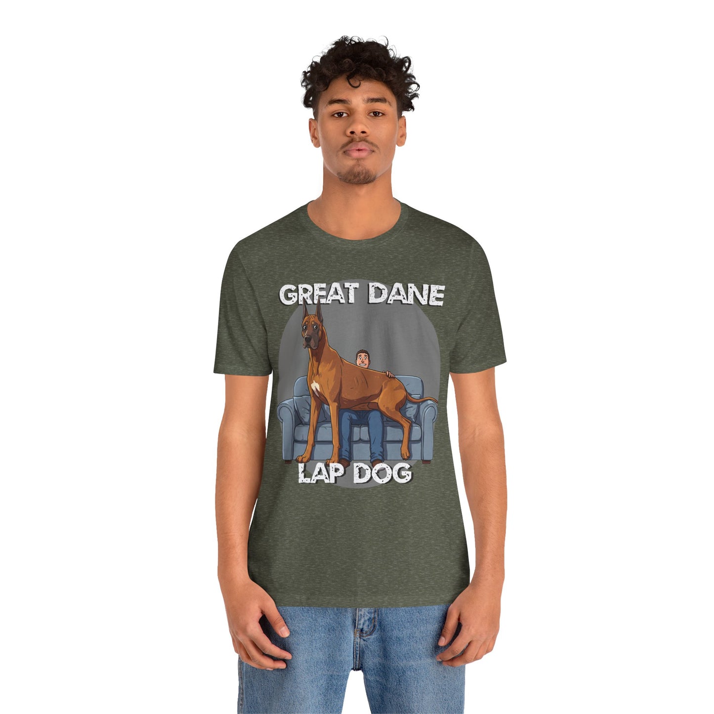 Great Dane Lap Dog Unisex Tee - Hilarious Dog Lover Graphic T-Shirt - Schmartypants